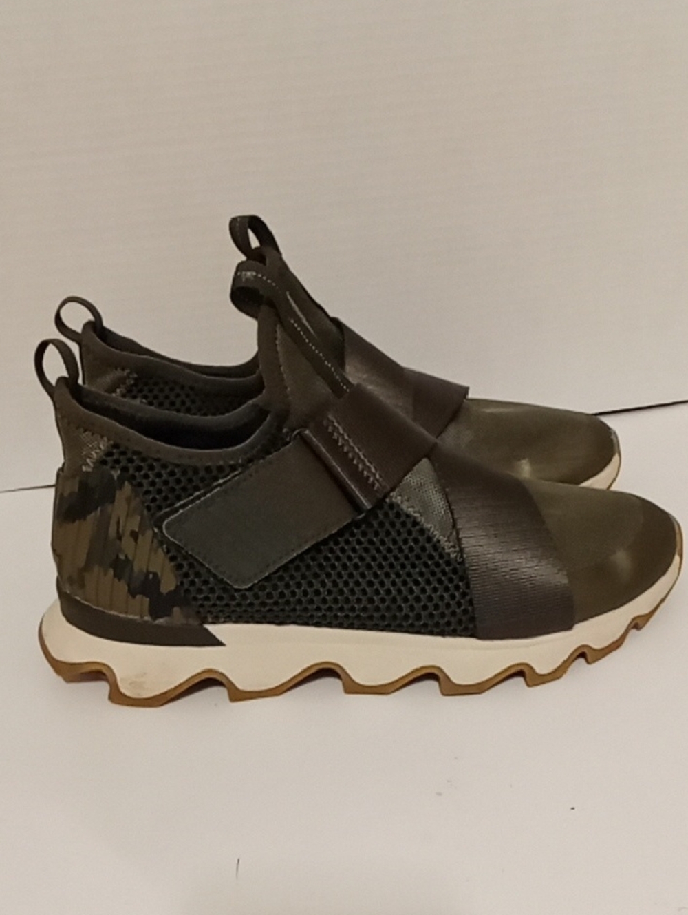 Sorel Kinetic Sneak Casual Shoes - Women's, Camo/Sage, 8.5 US, 1896981-365-8.5
